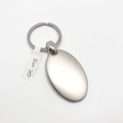 MOQ 500 Silver Metal Keychain Holder với độ bền MOQ 500 và 500 Pieces MOQ
