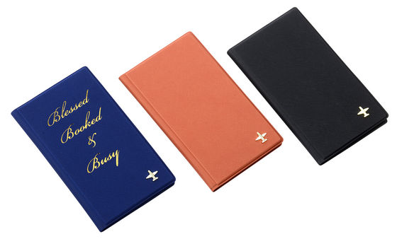 Mô hình dệt phù hợp với nhu cầu của bạn PU Da Hành trình Passport Holder chống nước 4 Card Slots ID Window