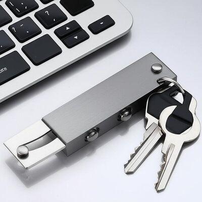 Steel Keychain Organizer Heavy Duty Keychain Holder Designed for Professional Key Management and Easy Access