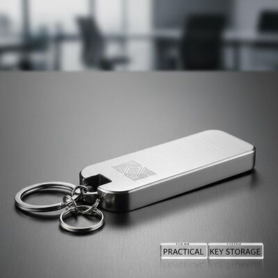 Giá đỡ móc khóa bằng hợp kim kẽm, cấu trúc bền bỉ, OEM ODM phù hợp cho thương hiệu tùy chỉnh và lưu trữ chìa khóa thực tế