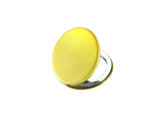 Màu thạch ABS Gương bỏ túi mỹ phẩm Debossing Độ dày 10mm Gương cầm tay nhỏ