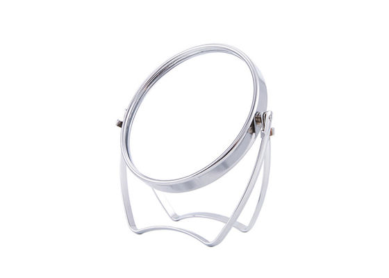 Gương tròn bạc để trang điểm Góc kính hai mặt có thể xoay được