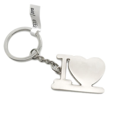 Có sẵn OEM / ODM Heart Metal Key Ring Holder với gói cá nhân