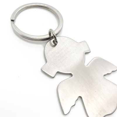 Như Photo Girl kim loại hợp kim kẽm Keychain với Keychain Holder