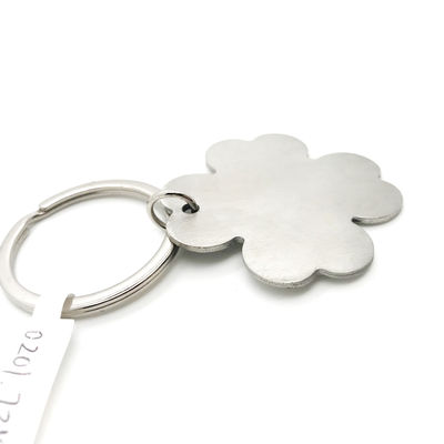 Siliver Four Leaf Clover Metal Keychain Holder Within Years Thời hạn thanh toán TT OEM/ODM Có sẵn