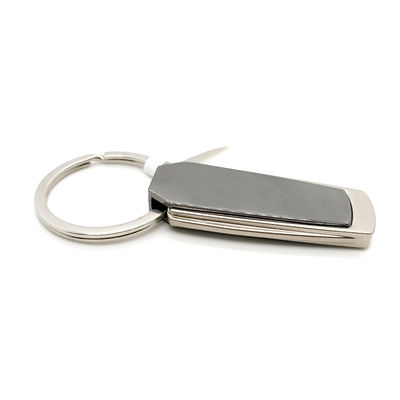 Nhóm Polybag Package Gun Black Metal Keychain Hanger Có sẵn cho OEM / ODM