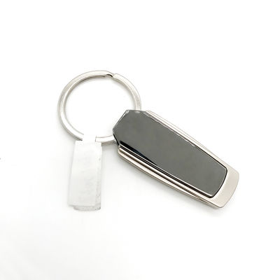 Nhóm Polybag Package Gun Black Metal Keychain Hanger Có sẵn cho OEM / ODM