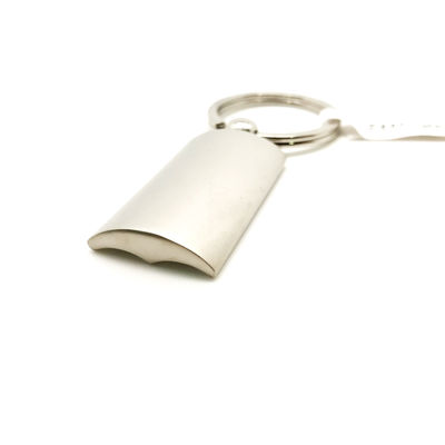 Silver Keychain cá nhân hóa với tùy chọn thiết kế logo tùy chỉnh
