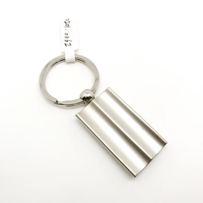 Silver Keychain cá nhân hóa với tùy chọn thiết kế logo tùy chỉnh