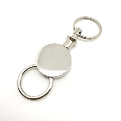 Silver Logo Customized Logo Metal Keychain Holder (tạm dịch: Máy giữ khóa kim loại)
