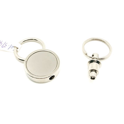 Silver Logo Customized Logo Metal Keychain Holder (tạm dịch: Máy giữ khóa kim loại)