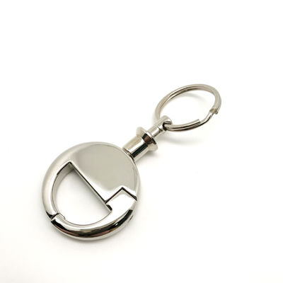 Màu bạc Key Fob có thể rút ra với tùy biến logo màu bạc