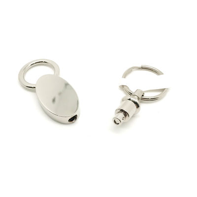 MOQ 500 Metal Keychain Holder với hợp kim kẽm và
