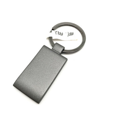 Máy giữ khóa kim loại bằng bạc với logo tùy chỉnh cho yêu cầu của khách hàng