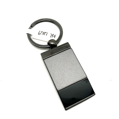 Chọn tùy chỉnh Metal Keychain Holder với Black Gun Finish và MOQ của 500
