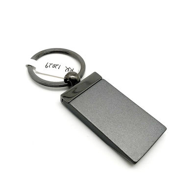 Chọn tùy chỉnh Metal Keychain Holder với Black Gun Finish và MOQ của 500