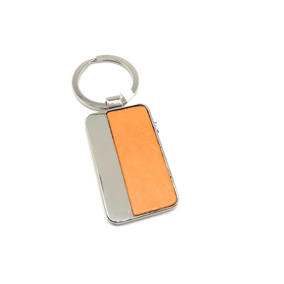 Chuỗi chìa khóa da tùy chỉnh cổ điển Chìa khóa Polybag Package Keychain
