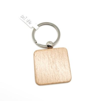 Keychain gỗ tự nhiên khắc Eco Friendly 2-10mm