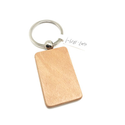 Eco Friendly Keychain gỗ cá nhân khắc quà tùy chỉnh bằng gỗ tự nhiên
