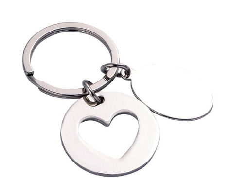Người dùng tùy chỉnh Logo Metal Keychain Holder với Polybag Packaging cá nhân