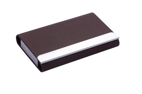 Máy giữ thẻ tên khung kim loại thanh lịch với dung lượng đóng nhanh 50 danh thiếp