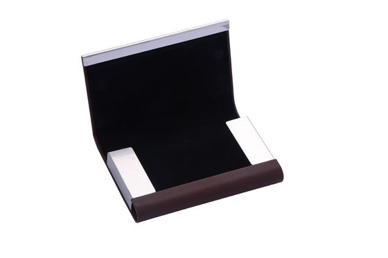 Máy giữ thẻ tên khung kim loại thanh lịch với dung lượng đóng nhanh 50 danh thiếp