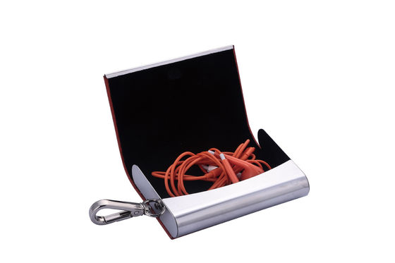 Slim Metal và PU Snap Closure Card Holder Organizer