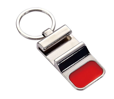 Thực tế đánh bóng sáng Nickel chai mở khóa Keychain cho hàng ngày mang theo