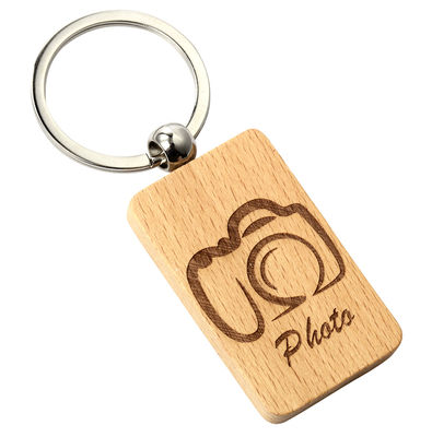 Keychain tùy chỉnh khắc Key Fob Giải pháp thân thiện với môi trường cho doanh nghiệp