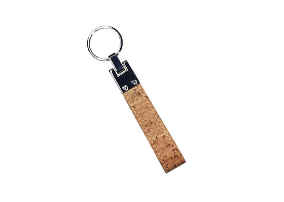 Móc khóa da trơn Cork 12mm Móc khóa da số lượng lớn Quà tặng lưu niệm Quảng cáo