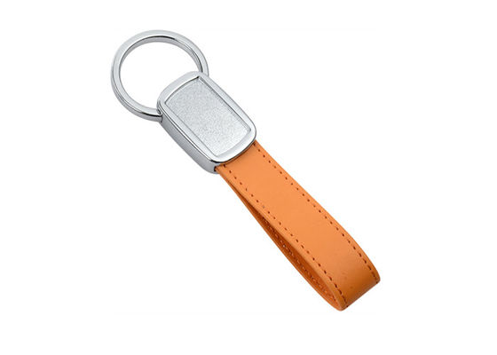 Băng màu PU Màu xanh da trời Móc khóa Màu xanh lá cây Logo Doming Epoxy Cá nhân hóa