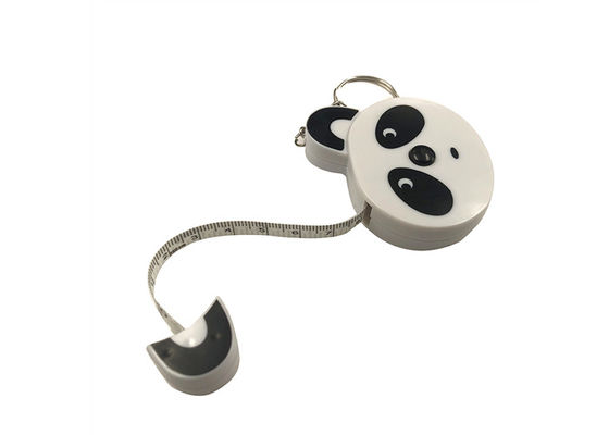 Dễ thương Panda có thể thu vào Thước đo bằng nhựa Độ dày 13mm In kỹ thuật số