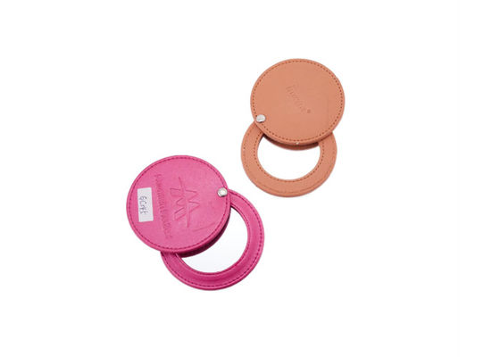 Gương bỏ túi mỹ phẩm có thể xoay được Độ dày 10mm Khắc gương nhỏ gọn Quà tặng duy nhất