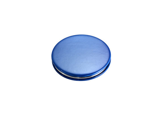 Màu thạch ABS Gương bỏ túi mỹ phẩm Debossing Độ dày 10mm Gương cầm tay nhỏ