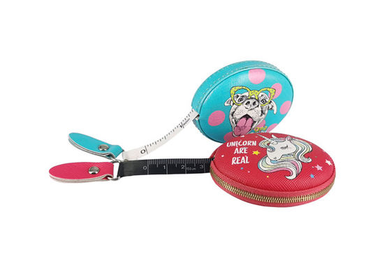 Thước đo vải hình elip Thân vải dày 18mm Logo in kỹ thuật số
