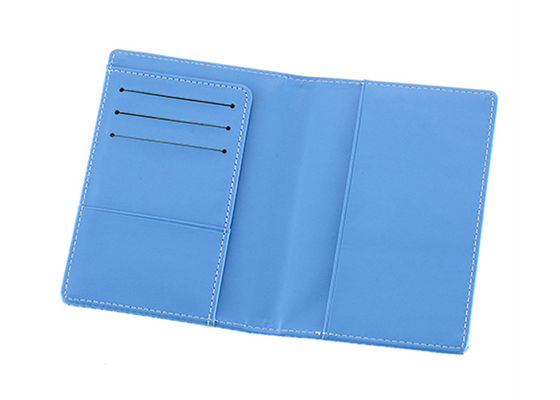 Dệt Pu Leather Passport Chủ Hộ chiếu Phụ nữ Quà tặng Quảng cáo Hình chữ nhật