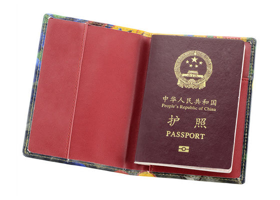 In hoa văn Du lịch Pu Hộ chiếu Chủ Ví Bìa hình chữ nhật