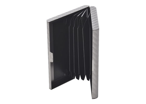 Sợi carbon kim loại bằng da Chủ thẻ tín dụng Hình chữ nhật Món quà lưu niệm