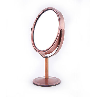 Giá tốt 360 độ quay tròn Vanity Cosmetic Table Mirror với 2X phóng to và tính năng LED trực tuyến