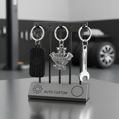 Giá tốt Keychain Holder Custom Car Keychains Logo tùy chỉnh cho các cửa hàng sửa chữa ô tô Chiến dịch tùy chỉnh và tiếp thị xe trực tuyến