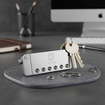 Giá tốt Máy tổ chức chuỗi chìa khóa thép bền có logo tùy chỉnh lý tưởng để giữ chìa khóa an toàn và hiển thị danh tính công ty trực tuyến