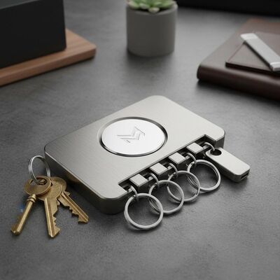Giá tốt Chất giữ dây chuyền chìa khóa kim loại bền Logo tùy chỉnh hoàn hảo cho quà tặng doanh nghiệp và các mặt hàng cung cấp tổ chức chìa khóa thực tế trực tuyến