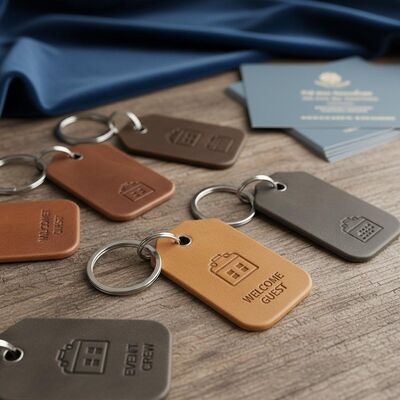 Giá tốt Keychain Holder Key Tag da Key Tag da cá nhân phù hợp với ngành khách sạn và các nhà hoạch định sự kiện trực tuyến