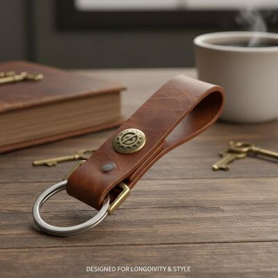 Giá tốt Keychain cổ điển Keychain da Keychains chủ keychain da Được thiết kế cho phong cách tuổi thọ và tính thiết thực trong việc mang theo hàng ngày trực tuyến