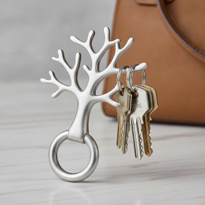 Chất lượng Tổ chức và mang chìa khóa kim loại Keychain Holder hình cây hoàn hảo để tổ chức chìa khóa và gắn vào ví hoặc túi tiện lợi nhà máy