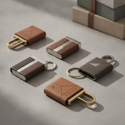 Giá tốt 20 gram Chìa khóa da bền cung cấp thiết kế thanh lịch và lâu dài phù hợp cho quà tặng doanh nghiệp trực tuyến