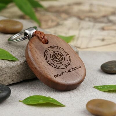 Giá tốt Kiểm tra chống nước hoàn thiện Keychain gỗ cá nhân Keychain gỗ tùy chỉnh với logo cá nhân và vận chuyển trên toàn thế giới trực tuyến